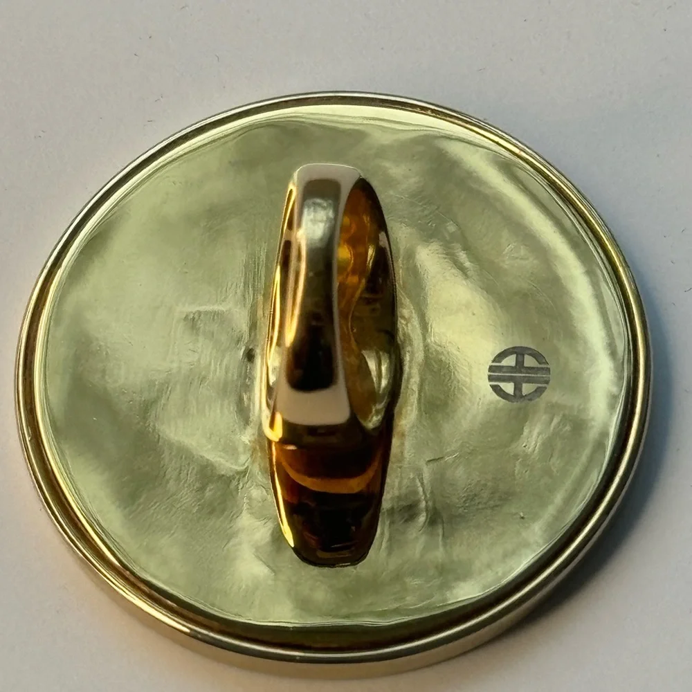 House of Harlow 1960 Boho Starburst Abalone Ring - Picture 8 of 12